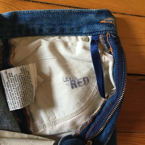 Rare 1990's Levis Jeans Red Collection Split Skirt Y2K - Picture 9 of 14